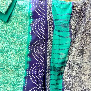 বাটিক ড্রেস - কোটা ওড়না
